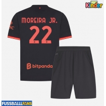 AC Milan Diego Moreira #22 3rd trikot Kinder 2026-27 Kurzarm (+ Kurze Hosen)
